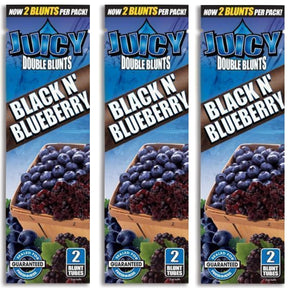 Juicy Double Wraps Blunt - Black N Blueberry Flavour