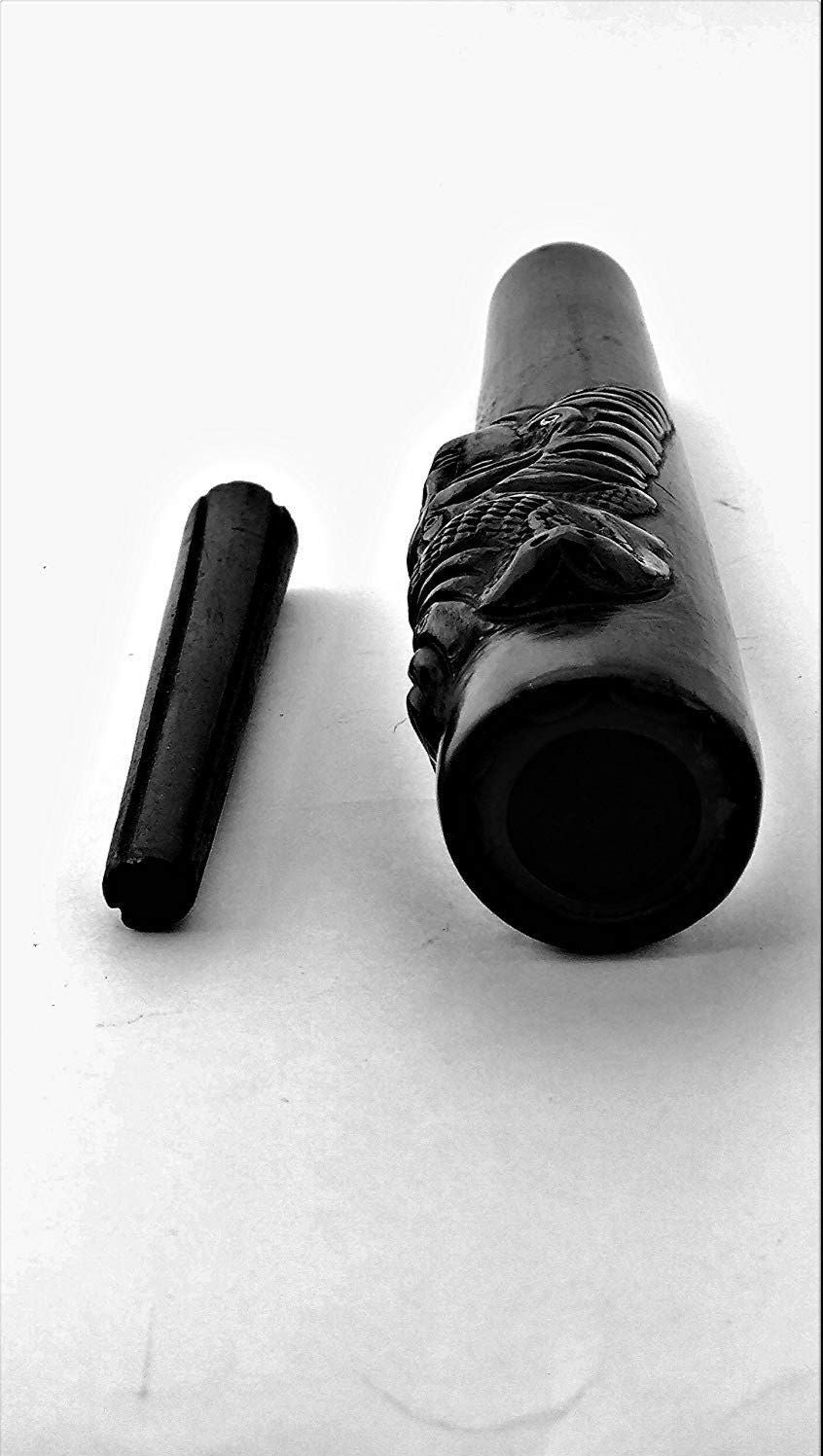 Handmade 6 Inch Shiva Clay Chillum with Cover