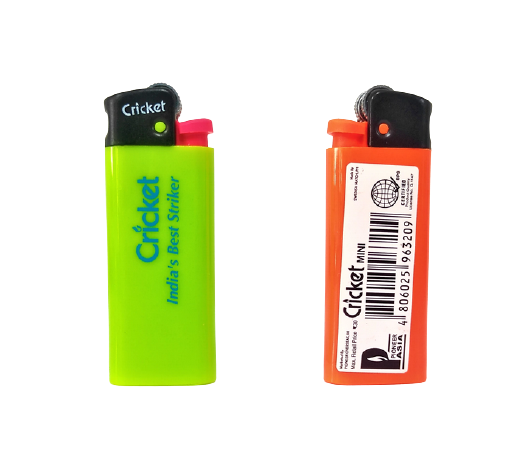 Cricket Disposable Lighters - Mixed Color Fluo (Mini)