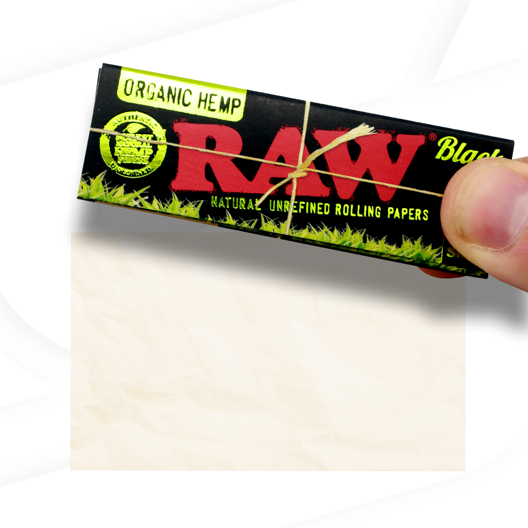 RAW BLACK ORGANIC Rolling Paper 1 1/4 - 50 Leaves