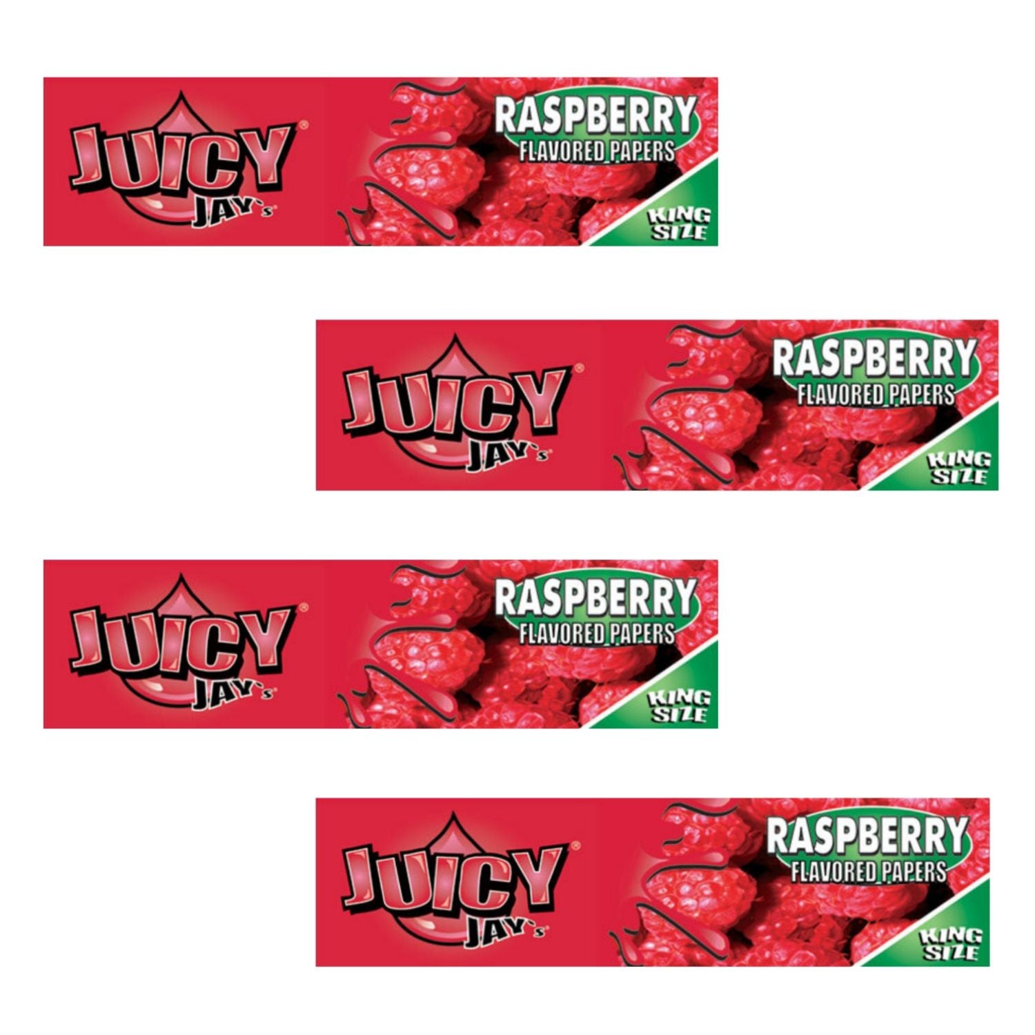 Juicy Jay Rolling Papers - Raspberry Flavour - KSS