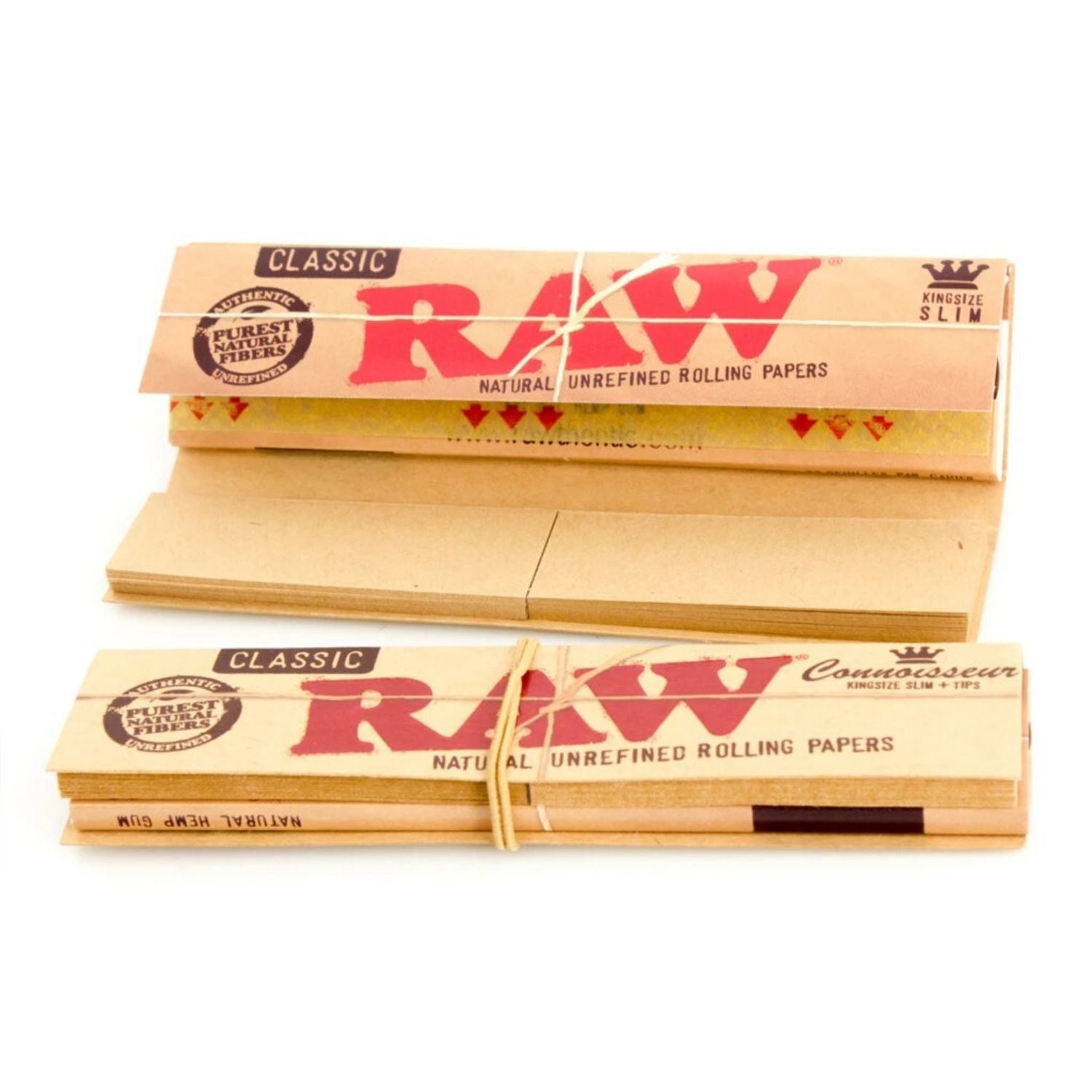 RAW Classic Connoisseur - King Size Rolling Papers with Tips