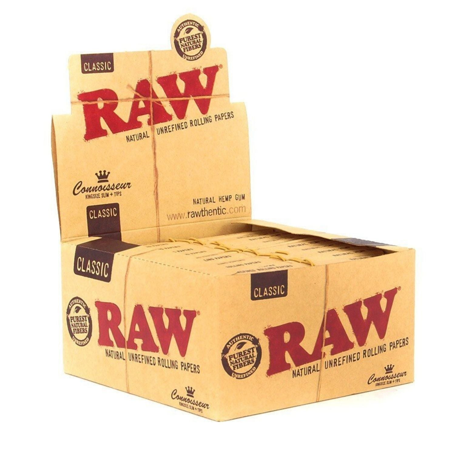 RAW Classic Connoisseur - King Size Rolling Papers with Tips