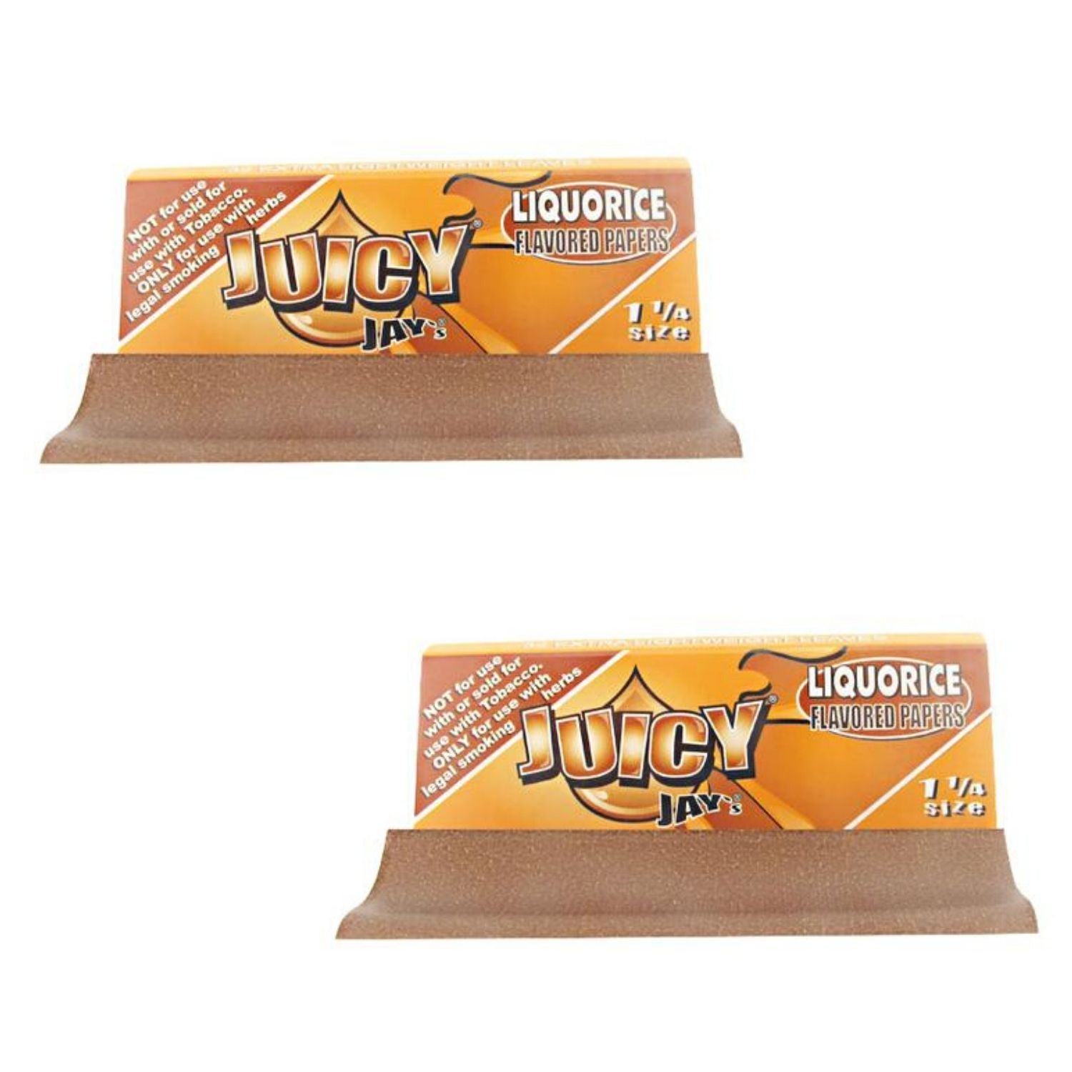 Juicy Jay Rolling Papers - Liquorice Flavor - 1 1/4 Size