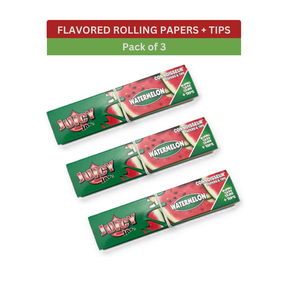 Juicy Jay’s Connoisseur King Size Rolling Papers & Tips- WATERMELON