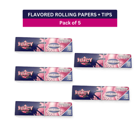 Juicy Jay’s Connoisseur King Size Rolling Papers & Tips- BUBBLE GUM