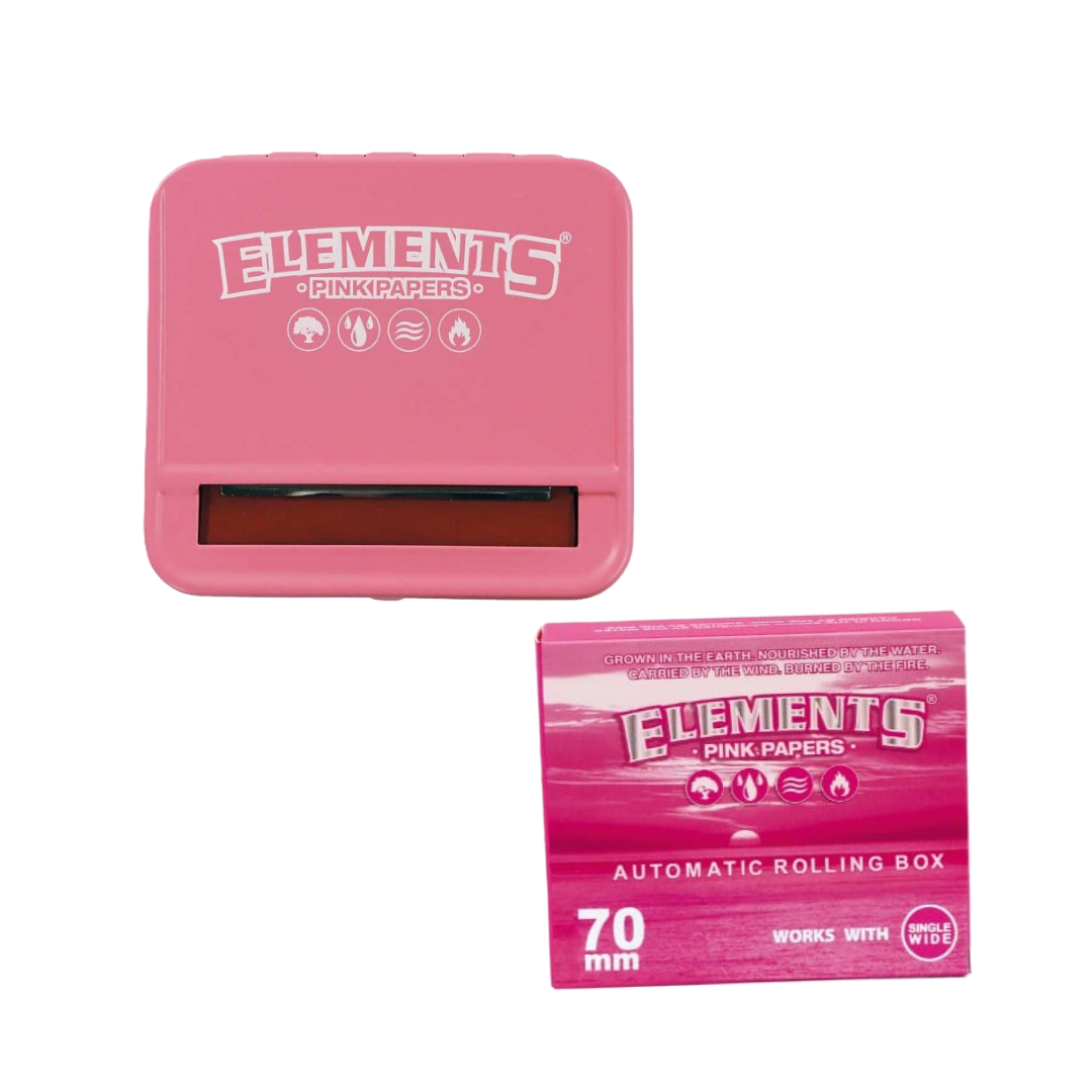 ELEMENTS PINK METAL ROLLBOX 70MM