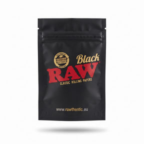 RAW Black Storage Bags Medium 4 x 6 Inch |  Reusable Resealable Pouches | Odor-Resistant, Water-Tight & UV Blocking Storage Bags | Double-Zipper Seal | 102 x 152 mm