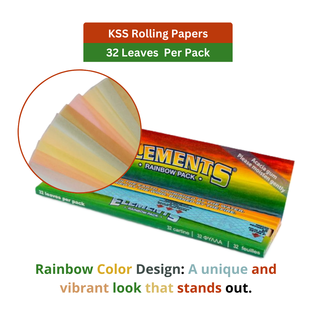 ELEMENTS RAINBOW KS SLIM - 32 leaves