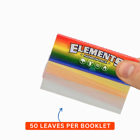 ELEMENTS Rainbow 1 1/4 – 50 Ultra-Thin Leaves Rolling Papers