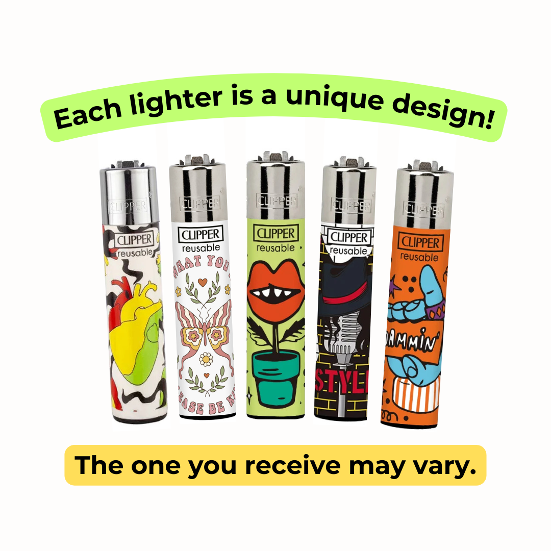Clipper Lighter – CP11 Series | Refillable | Reflintable | Assorted Design