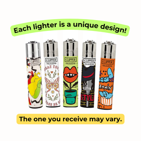 Clipper Lighter – CP11 Series | Refillable | Reflintable | Assorted Design