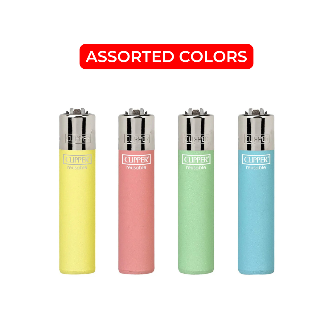 Clipper CP12 Lighter – Multicolour | Refillable & Reflintable | Premium Quality