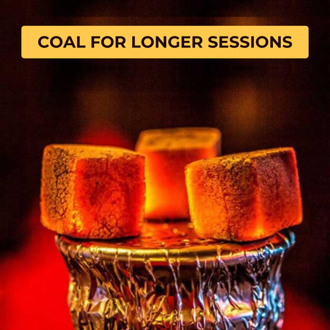 Irfaz Coco-Zeal Natural Coconut Shell Charcoal Cubes – 120 Cube Afzal Hookah Coals (Retail Pack)