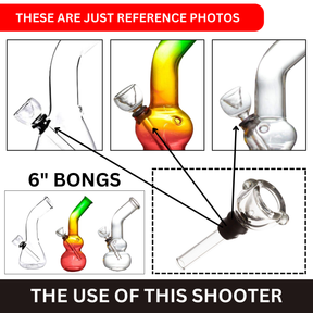 6 cm Glass Bowl Shooter for 6 IN Bong