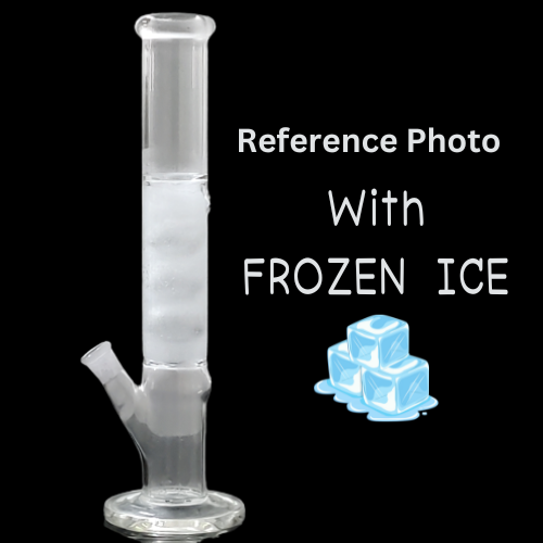 12 INCH CONICAL GLASS BONG WITH ICE-FREEZE