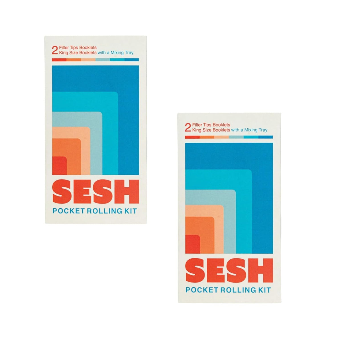 Sesh Pocket Rolling Kit – Brown Rolling Papers with Tips | King Size Booklets