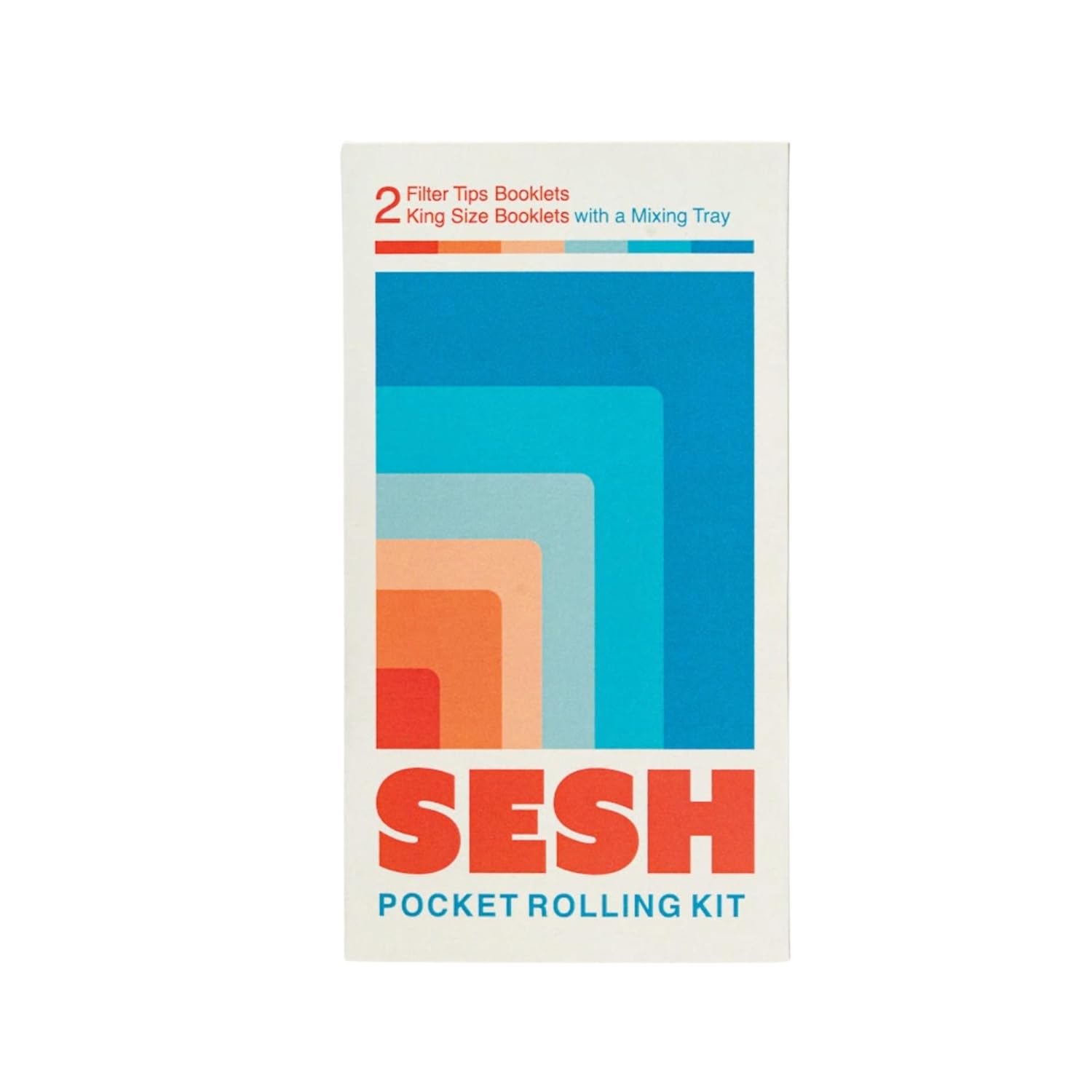 Sesh Pocket Rolling Kit – Brown Rolling Papers with Tips | King Size Booklets