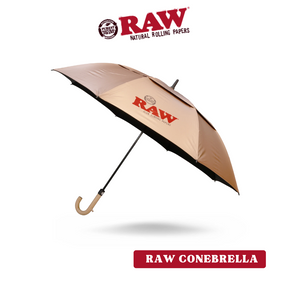 RAW Conebrella – Original RAW Umbrella with Hidden Cone Holder | Windproof, Water-Resistant & RAWthentic Lifestyle Gear