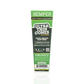 HEMPER 1 1/4 Classic Brown French Paper Cones – Pack of 6