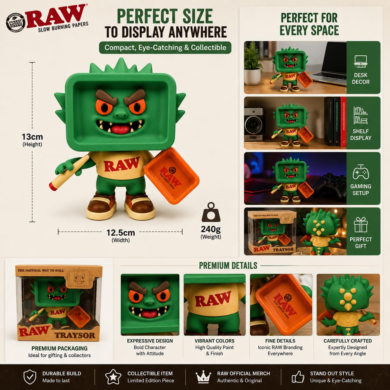 RAW Traysor Collectible Figurine