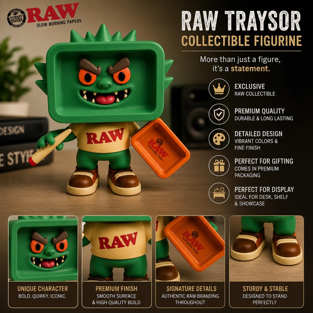 RAW Traysor Collectible Figurine