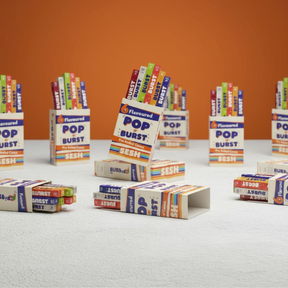 SESH Pop & Burst Flavoured Pre-Rolled Cones – Pack of 6 | 6 Unique Flavours | Easy Fill Design
