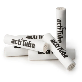 actiTube 8MM Activated Charcoal Regular Filters - 10 Tips