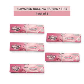 Juicy Jay’s Connoisseur King Size Rolling Papers & Tips- COTTON CANDY