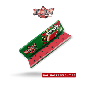 Juicy Jay’s Connoisseur King Size Rolling Papers & Tips- WATERMELON