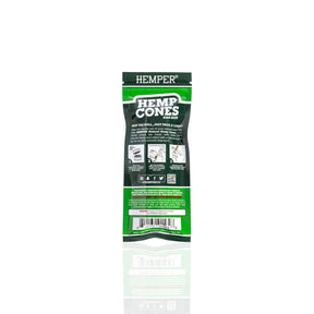HEMPER Natural Hemp Cones with Paper Filter Tips – 2-Pack