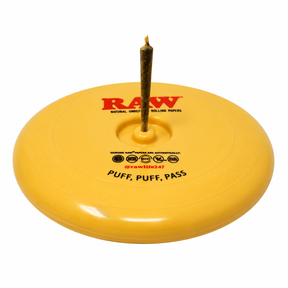 RAW Frisbee Flying Disc with Cone Holder | Flying Disc Rolling Tray|