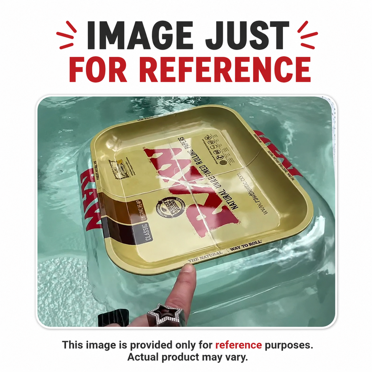 OutonTrip RAW Small Tray Float Travel & Home Use|14 x 11 x 2 Inch