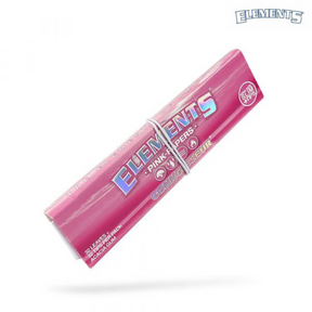 ELEMENTS PINK CONNOISSEUR - KING SIZE ROLLING PAPERS WITH TIPS