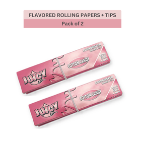 Juicy Jay’s Connoisseur King Size Rolling Papers & Tips- COTTON CANDY