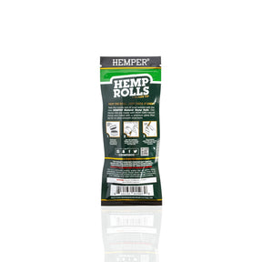 HEMPER Natural Hemp Rolls with Glass Filter Tips – 2-Pack