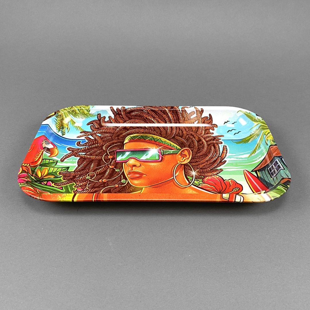 RAW BRAZIL ROLLING TRAY - SMALL TRAY - 3RD EDITION