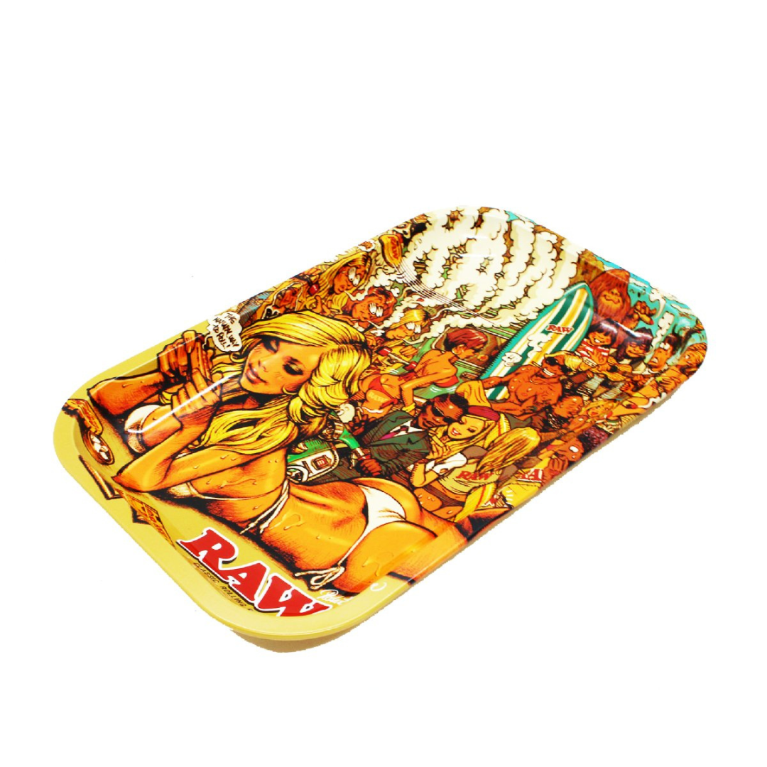 RAW BRAZIL ROLLING TRAY - SMALL TRAY - 3RD EDITION
