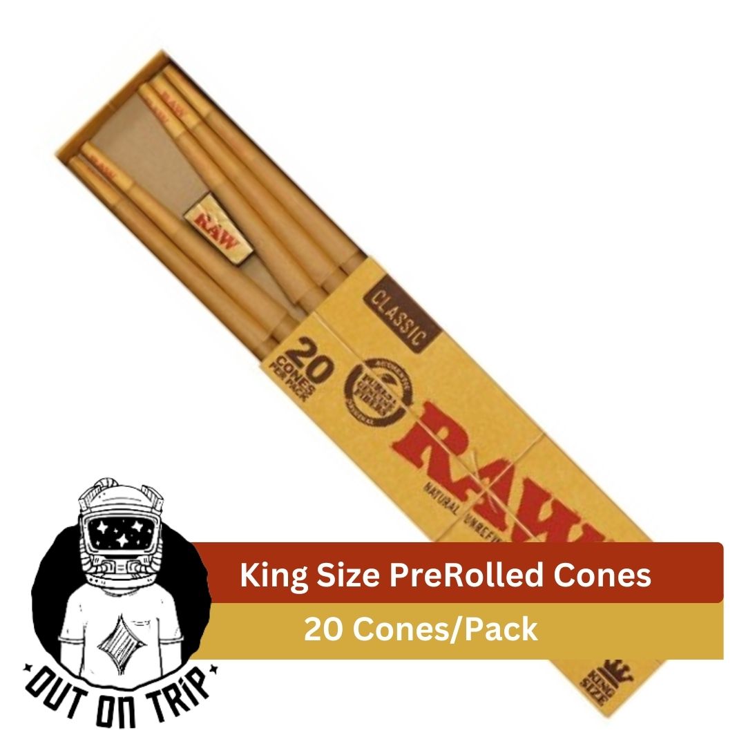 RAW Classic Cone 1 1/4 Size - 20 Pre-Rolled Cones
