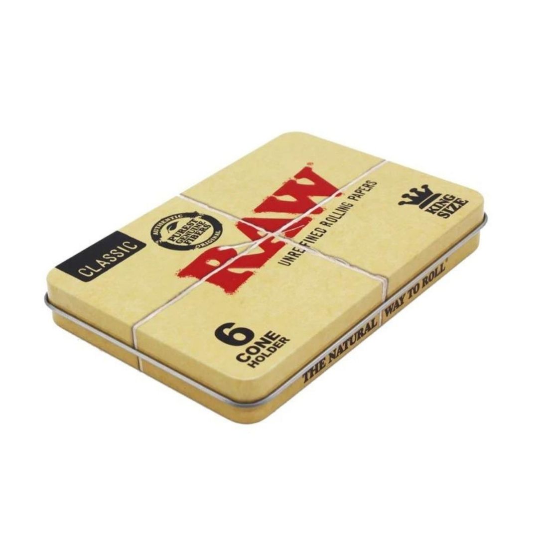 RAW Tin Case for 6 King Size Cones