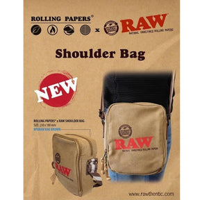 RAW Rolling Papers Shoulder Bag - Brown