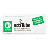 actiTube 8MM Activated Charcoal Regular Filters - 10 Tips