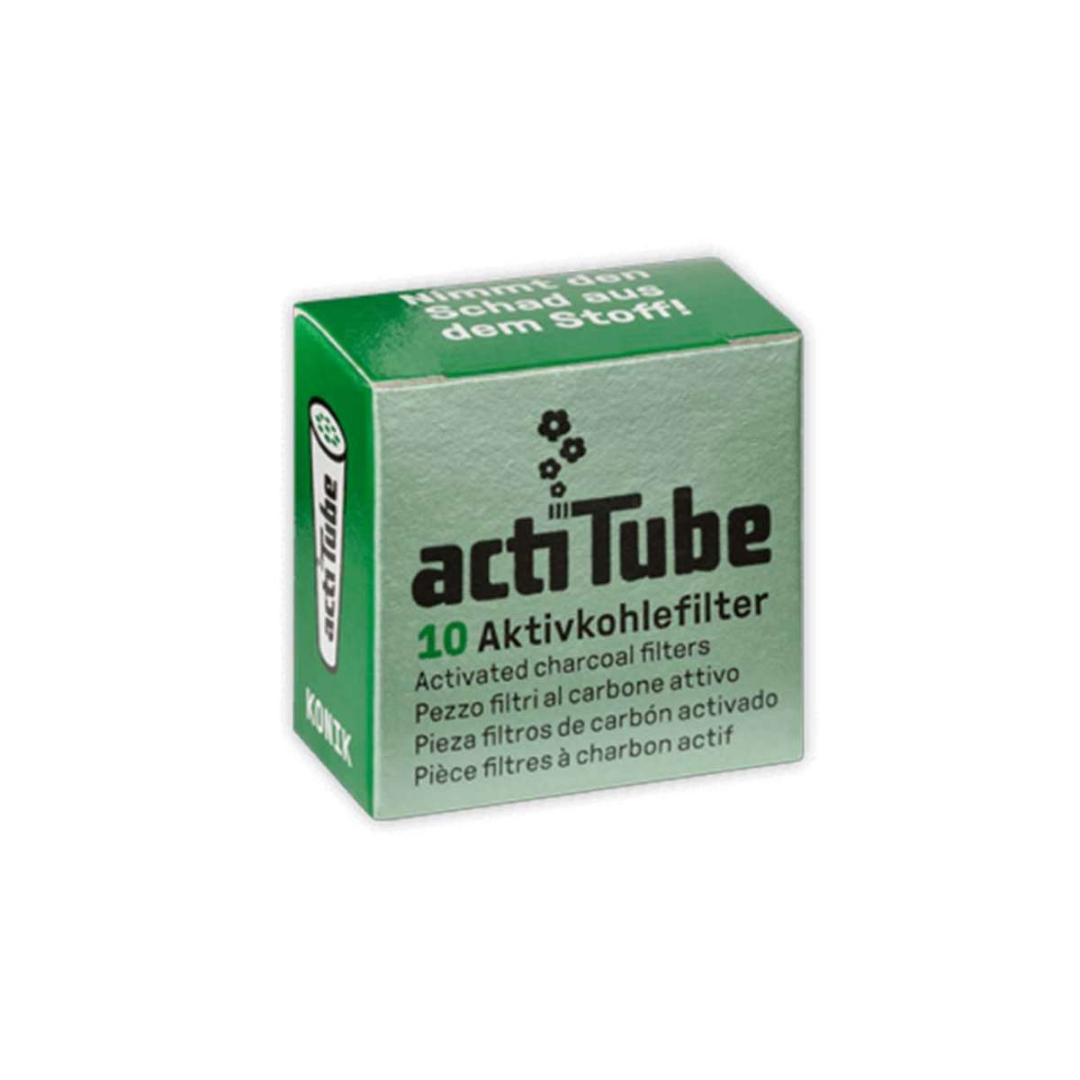 actiTube 6MM Activated Charcoal Konik Extra Slim Filters - 10 Tips