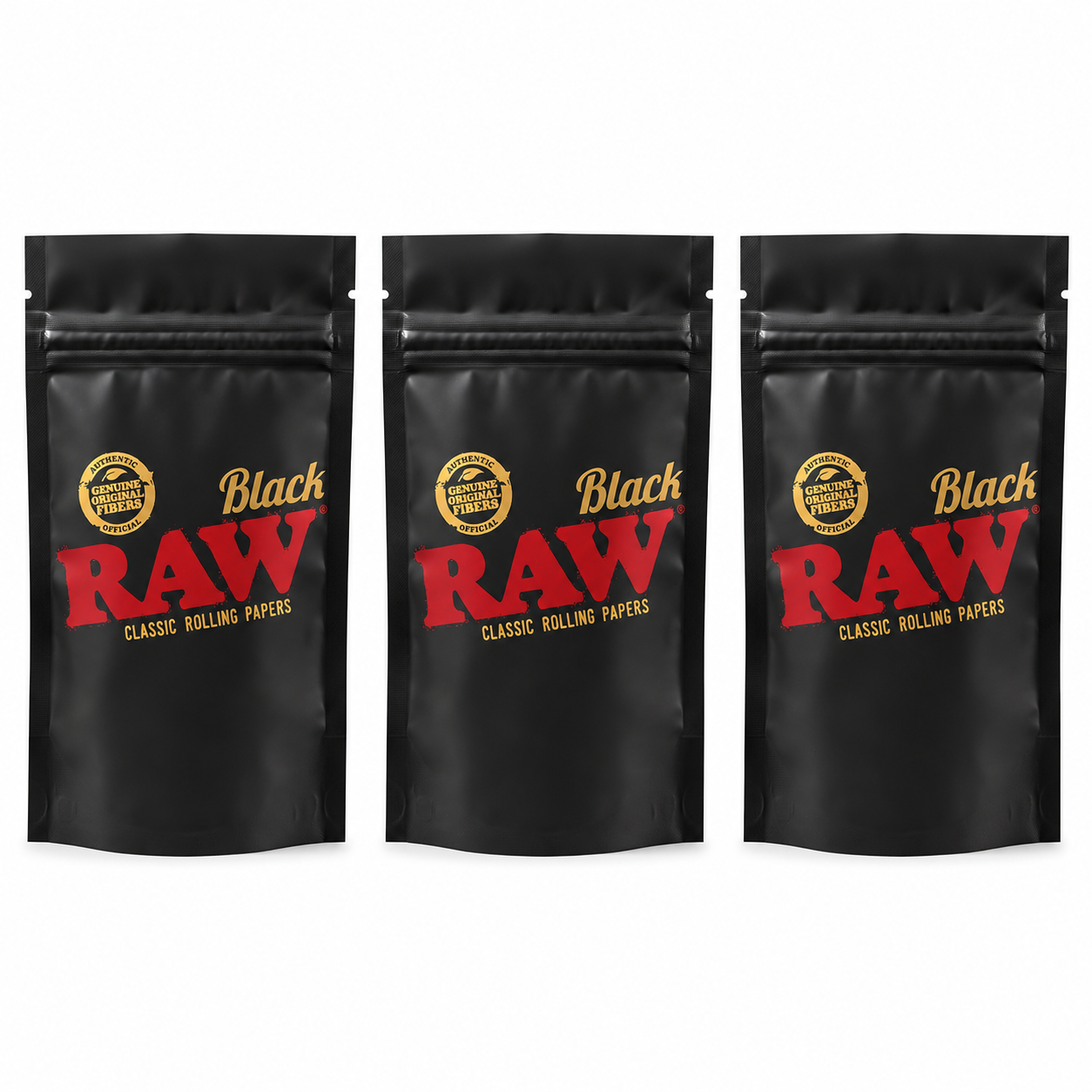 RAW Black Storage Bags Medium 4 x 6 Inch |  Reusable Resealable Pouches | Odor-Resistant, Water-Tight & UV Blocking Storage Bags | Double-Zipper Seal | 102 x 152 mm