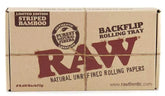 RAW Backflip Striped Bamboo Rolling Tray
