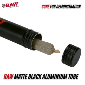 RAW Cone Metal Aluminum Tube Black