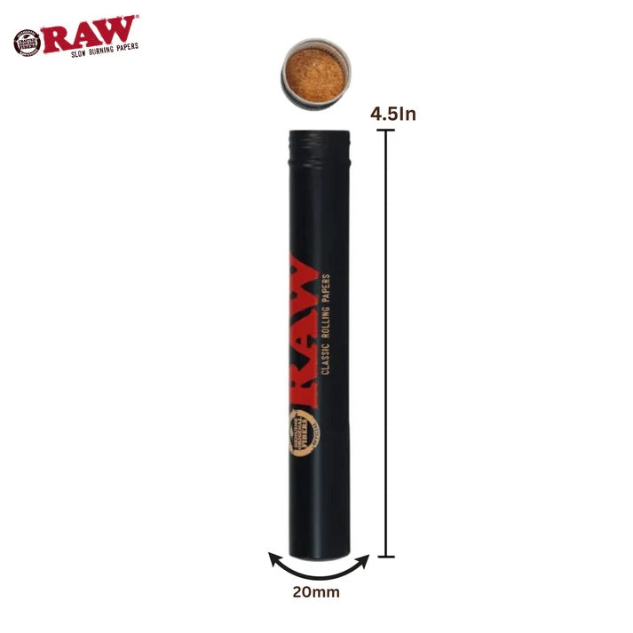 RAW Cone Metal Aluminum Tube Black