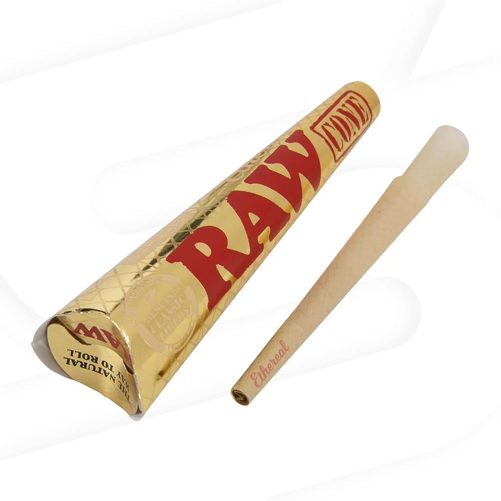 RAW Ethereal Prerolled Cones King Size - 3 Cones