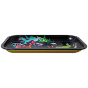 RAW BLACK MONSTER ROLLING TRAY - DURABLE METAL TRAY WITH EYE-CATCHING DESIGN, 17.5 X 27.5 CM