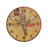 RAW CLOCK CONE - 30CM WALL CLOCK WITH ICONIC CONE DESIGN AND RAW LOGO